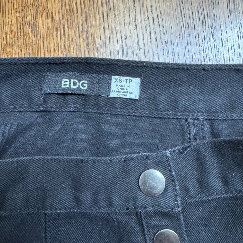 Urban outfitters BDG Black A-Line Mini Skirt Casual - Picture 3 of 4